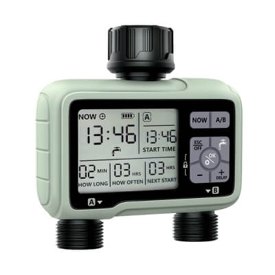 Двухканальный цифровой программируемый таймер полива EcoPulse-2