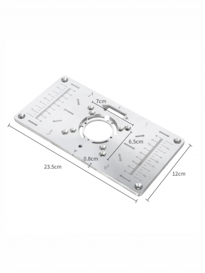 Пластина алюминиевая для фрезерного стола Silver-3